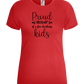 Proud Mother Design - Comfort women's t-shirt_RED_front