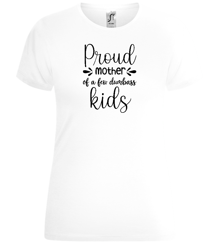 Proud Mother Design - Comfort women's t-shirt_WHITE_front