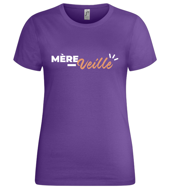 Mère Veille Design - Premium women's t-shirt_DARK PURPLE_front