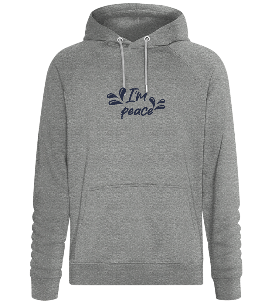 I'm Peace Design - Comfort unisex hoodie_ORION GREY II_front