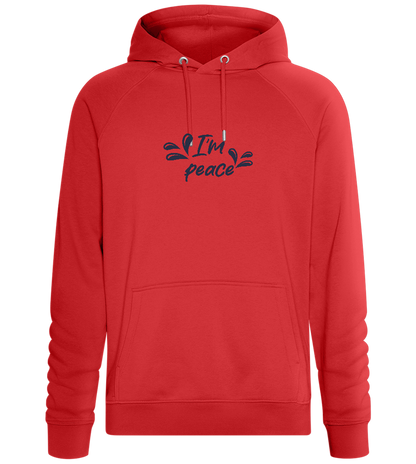 I'm Peace Design - Comfort unisex hoodie_RED_front