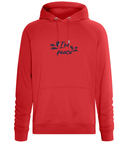 I'm Peace Design - Comfort unisex hoodie_RED_front