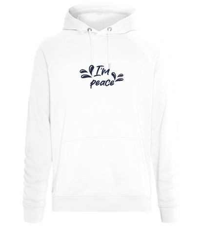 I'm Peace Design - Comfort unisex hoodie_WHITE_front