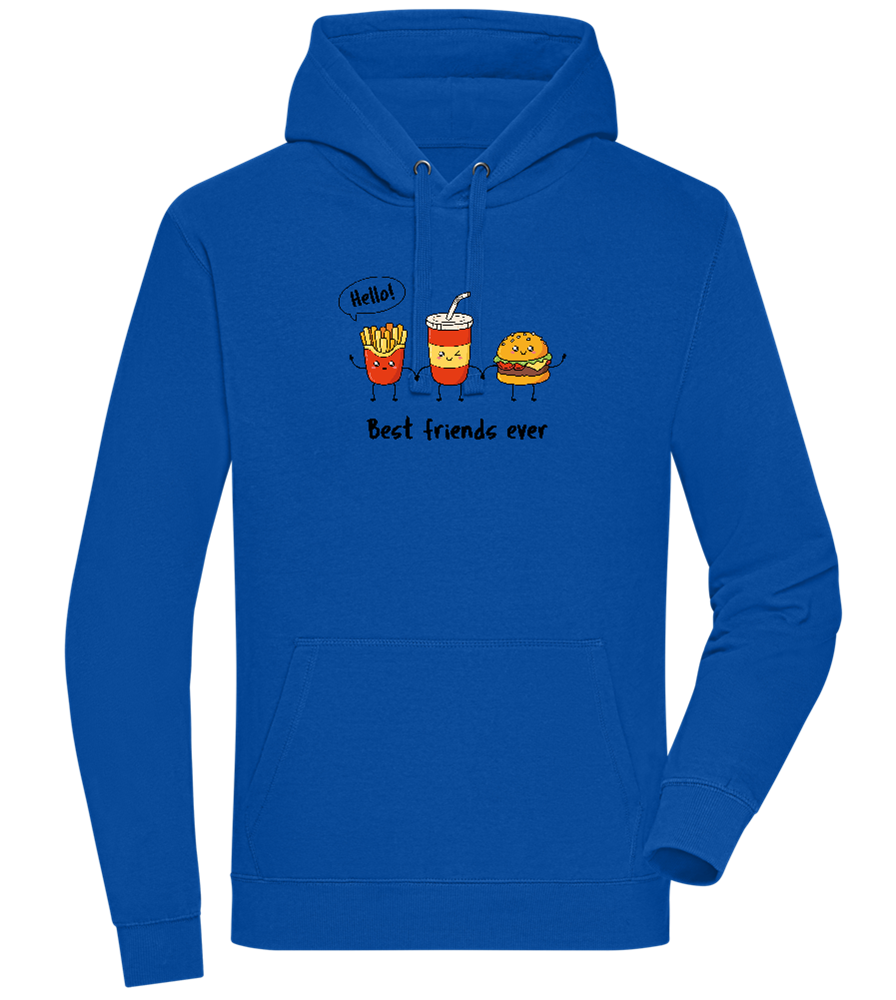 Best Friends Ever Food Design - Premium unisex hoodie_ROYAL_front