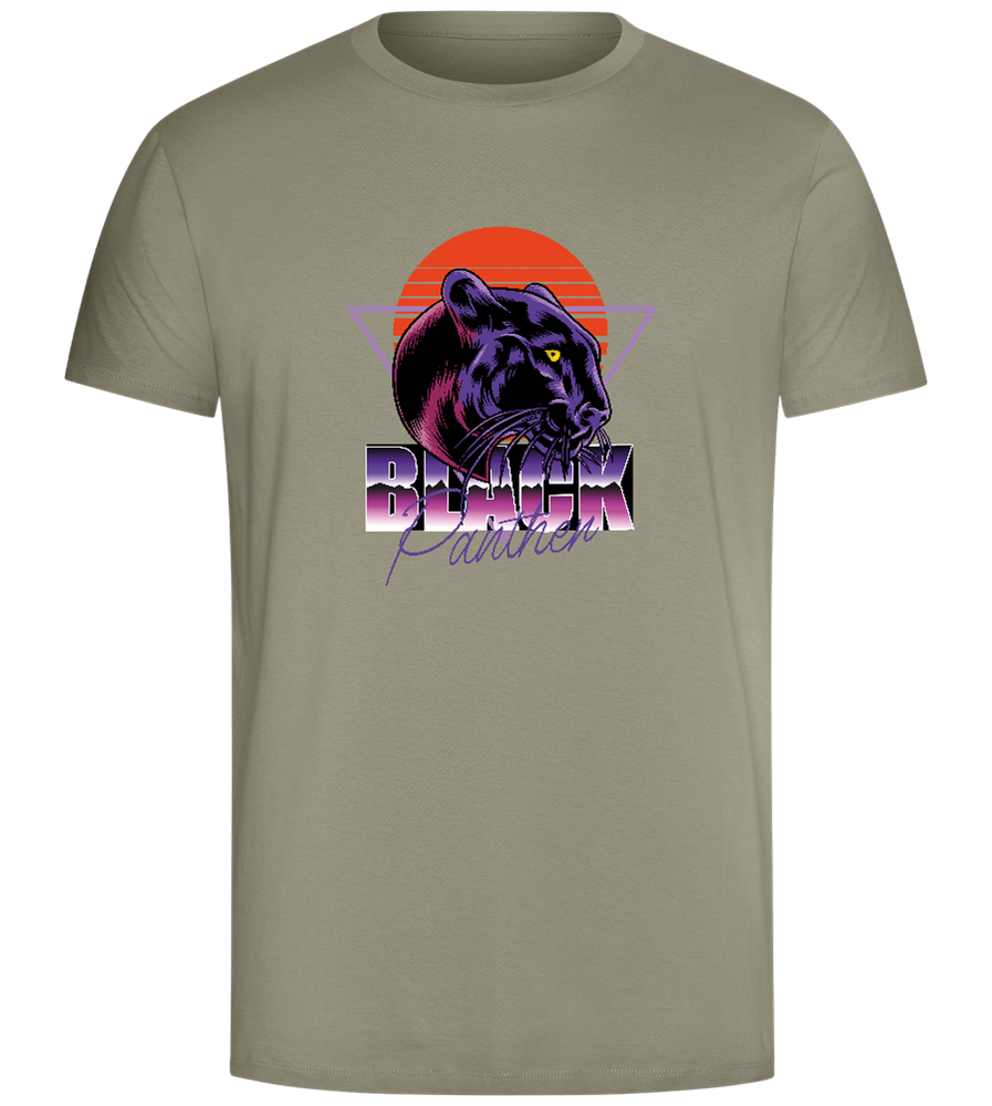 Panther 3 Design - Comfort Unisex T-Shirt_KHAKI_front