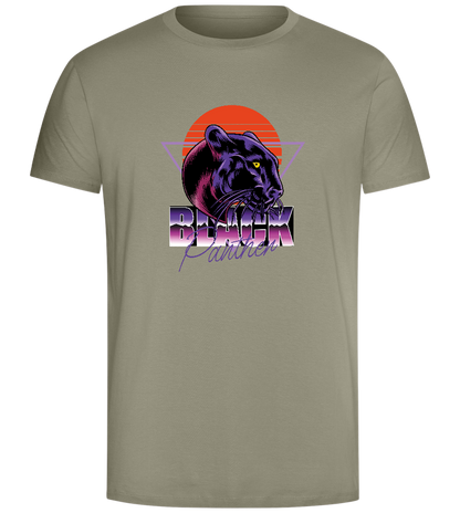 Panther 3 Design - Comfort Unisex T-Shirt_KHAKI_front