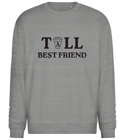 The Tall Best Friend Design - Comfort Essential Unisex Sweater_ORION GREY II_front