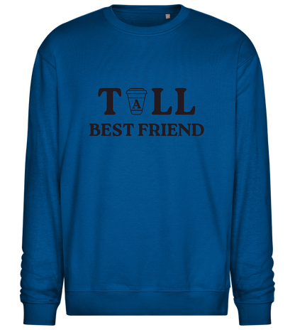 The Tall Best Friend Design - Comfort Essential Unisex Sweater_ROYAL_front