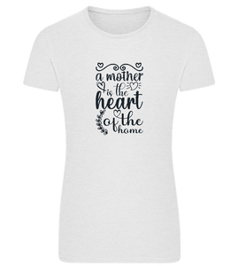 Heart of the Home Design - Comfort women's fitted t-shirt