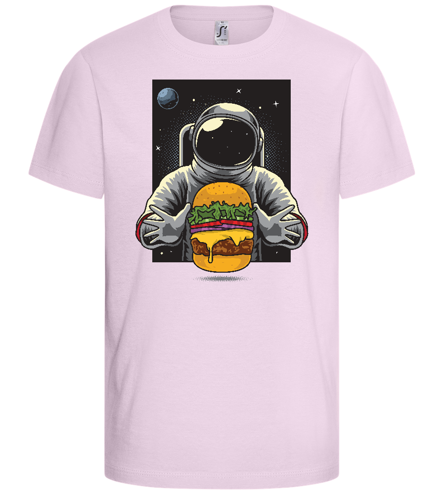 Astroburger Design - Basic kids t-shirt_LIGHT PINK_front