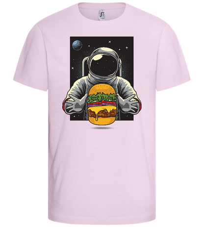 Astroburger Design - Basic kids t-shirt_LIGHT PINK_front