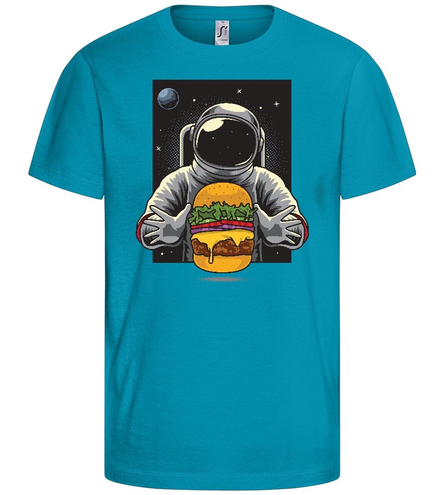 Astroburger Design - Basic kids t-shirt_TURQUOISE_front