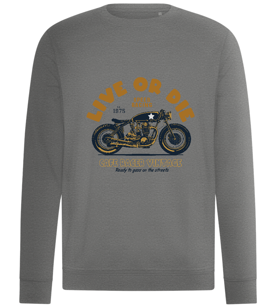 Cafe Racer Motor Design - Comfort unisex sweater_ORION GREY II_front