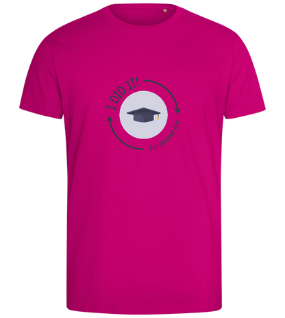 Im Shocked Too Design - Comfort men's fitted t-shirt_FUCHSIA_front