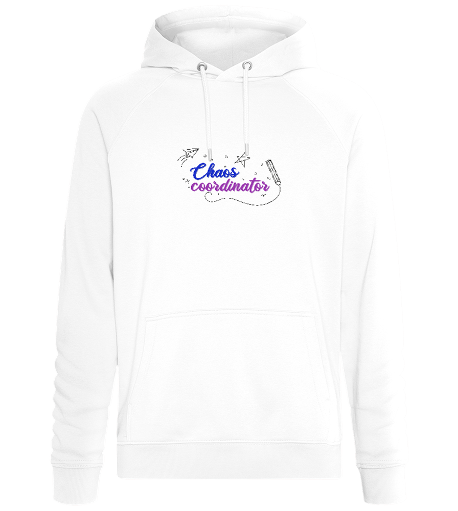 Chaos Coordinator Doodles Design - Comfort unisex hoodie_WHITE_front