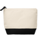 Bicolour Cotton Cosmetic Bag_BLACK_front