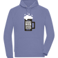 Drink Beer Save Water Beer Mug Design - Comfort unisex hoodie_BLUE_front