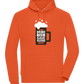 Drink Beer Save Water Beer Mug Design - Comfort unisex hoodie_BURNT ORANGE_front