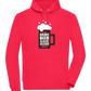 Drink Beer Save Water Beer Mug Design - Comfort unisex hoodie_RED_front