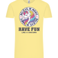 Believe in Magic Unicorn Design - Comfort Unisex T-Shirt_AMARELO CLARO_front