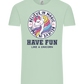 Believe in Magic Unicorn Design - Comfort Unisex T-Shirt_ICE GREEN_front