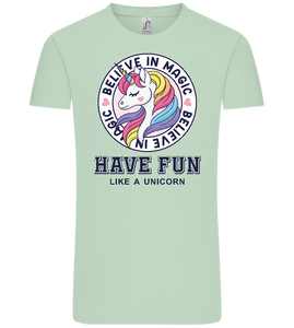 Believe in Magic Unicorn Design - Comfort Unisex T-Shirt