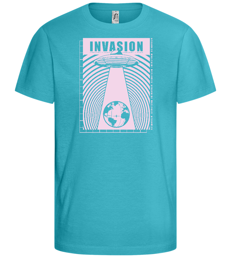 Invasion Ufo Design - Comfort girls' t-shirt_HAWAIIAN OCEAN_front