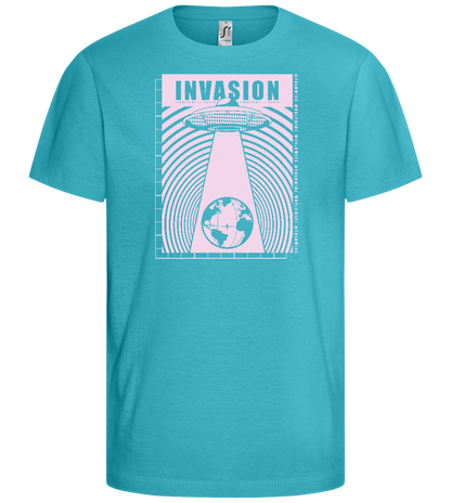 Invasion Ufo Design - Comfort girls' t-shirt_HAWAIIAN OCEAN_front