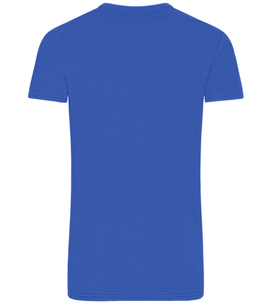 Fluently Ironic Design - Basic Unisex T-Shirt_ROYAL_back