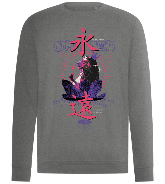 Warrior Forever Design - Comfort unisex sweater_ORION GREY II_front