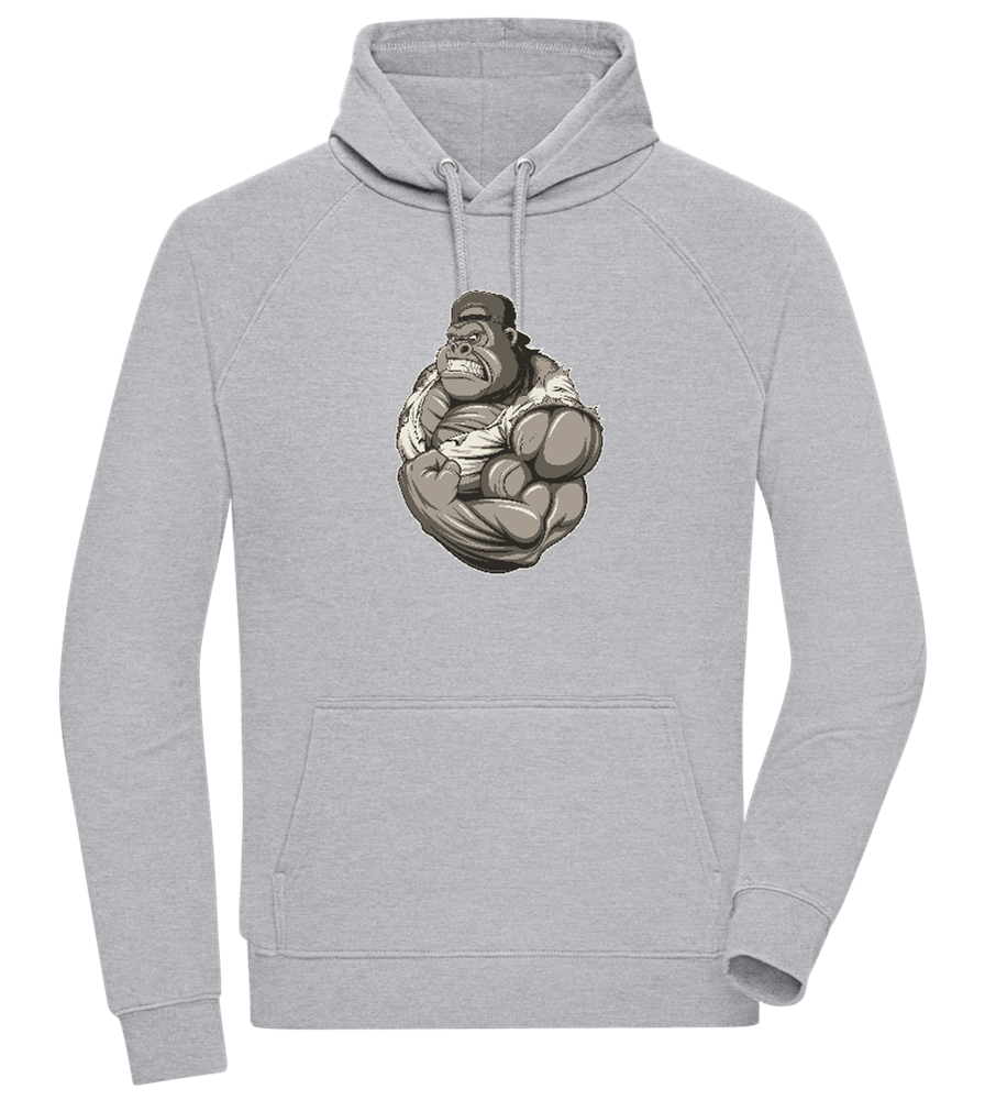 Gorilla Flex Design - Comfort unisex hoodie_ORION GREY II_front