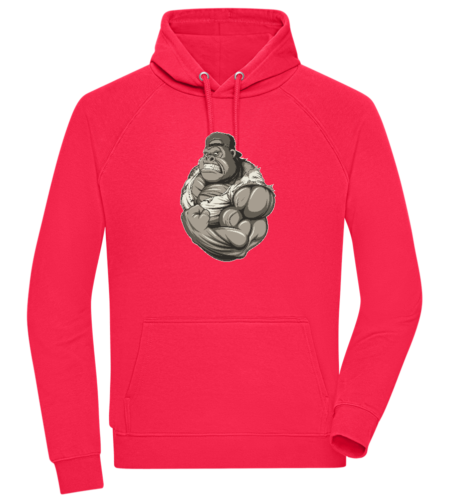 Gorilla Flex Design - Comfort unisex hoodie_RED_front