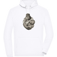 Gorilla Flex Design - Comfort unisex hoodie_WHITE_front