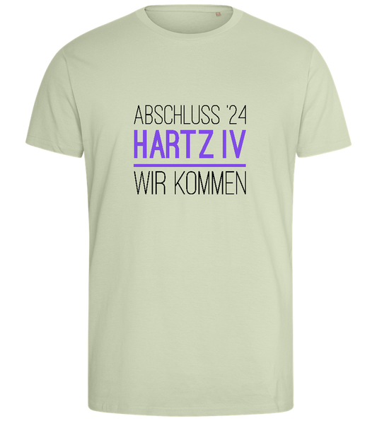 Abschluss '24 Hartz IV Design - Comfort men's fitted t-shirt_SILESTONE_front