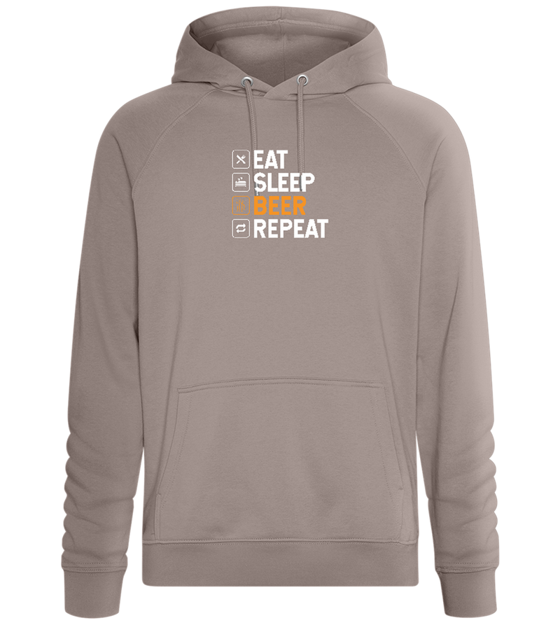 Beer Repeat Design - Comfort unisex hoodie_CHARCOAL CHIN_front