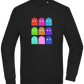 Classic Ghosts Design - Comfort Essential Unisex Sweater_BLACK_front