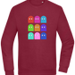 Classic Ghosts Design - Comfort Essential Unisex Sweater_BORDEAUX_front