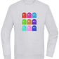 Classic Ghosts Design - Comfort Essential Unisex Sweater_ORION GREY II_front