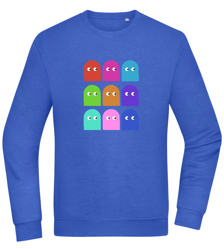 Classic Ghosts Design - Comfort Essential Unisex Sweater_ROYAL_front