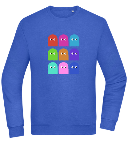 Classic Ghosts Design - Comfort Essential Unisex Sweater_ROYAL_front