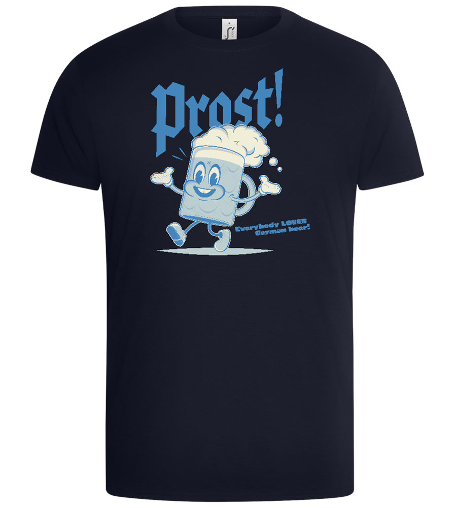 Prost Beer Design - Basic Unisex T-Shirt_FRENCH NAVY_front