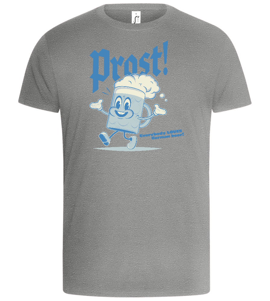 Prost Beer Design - Basic Unisex T-Shirt_ORION GREY_front