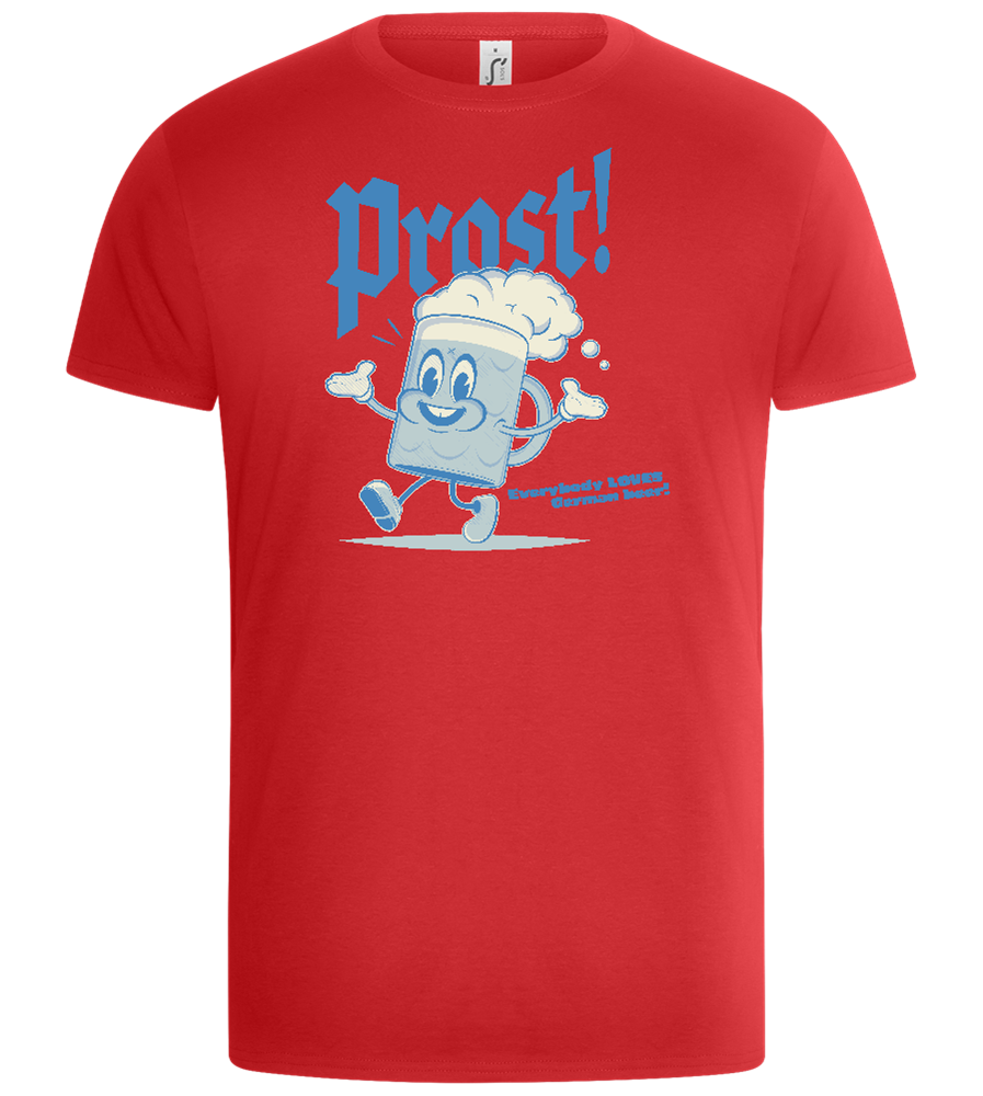 Prost Beer Design - Basic Unisex T-Shirt_RED_front