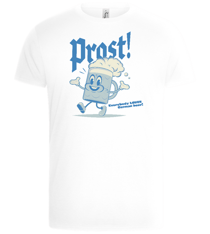 Prost Beer Design - Basic Unisex T-Shirt_WHITE_front