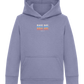 Best Day of the Week Design - Comfort Kids Hoodie_BLUE_front