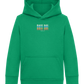 Best Day of the Week Design - Comfort Kids Hoodie_MEADOW GREEN_front