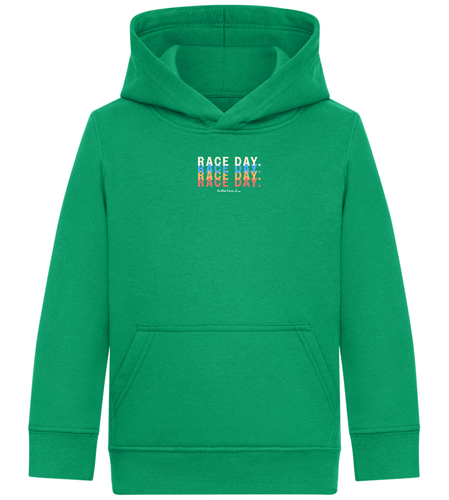 Best Day of the Week Design - Comfort Kids Hoodie_MEADOW GREEN_front