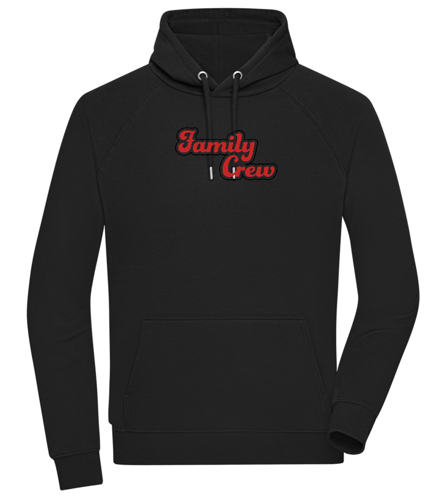 Family Crew Design - Comfort unisex hoodie_BLACK_front