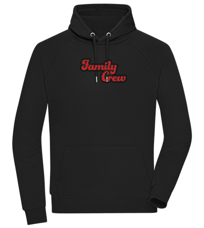 Family Crew Design - Comfort unisex hoodie_BLACK_front