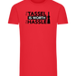 Worth The Hassle Design - Comfort men's fitted t-shirt_BRIGHT RED_front